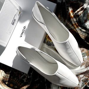 Vince Branine Flats Off White